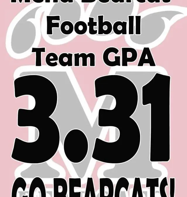 3.31 Overall Football Fall GPA